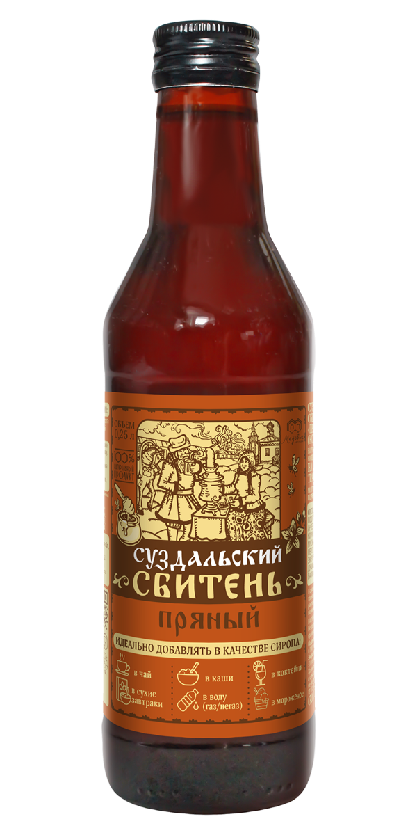 №3 Сбитень Суздальский "Пряный"(блок 8шт по 250мл) в Урус-мартане
