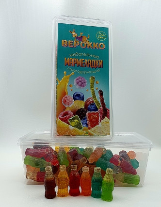  Жевательный мармелад Бутылочки Кола, 250г      в Урус-мартане