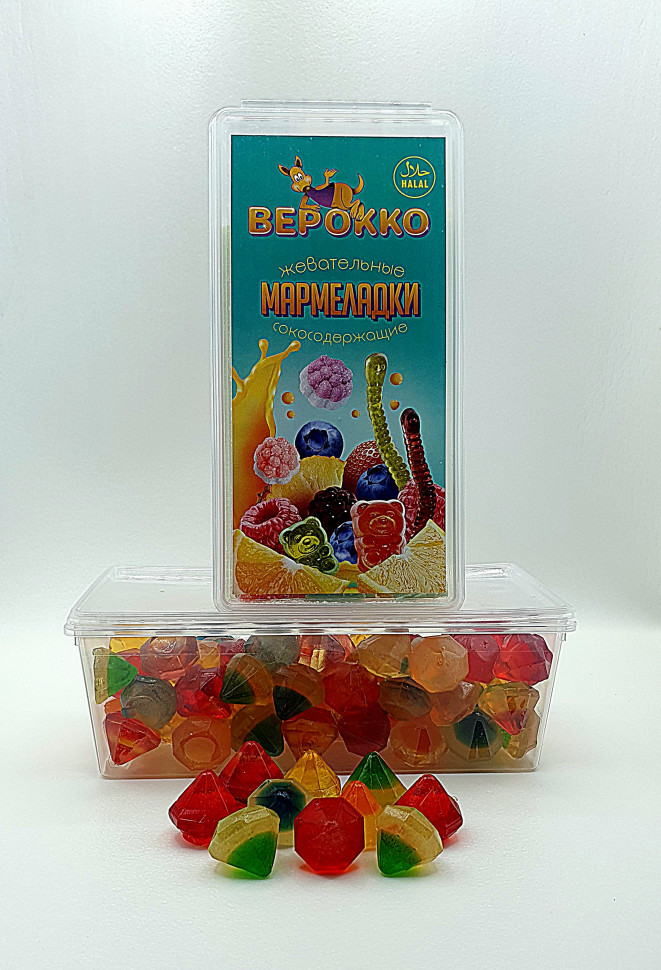  Жевательный мармелад Самоцветы, 250г      в Урус-мартане