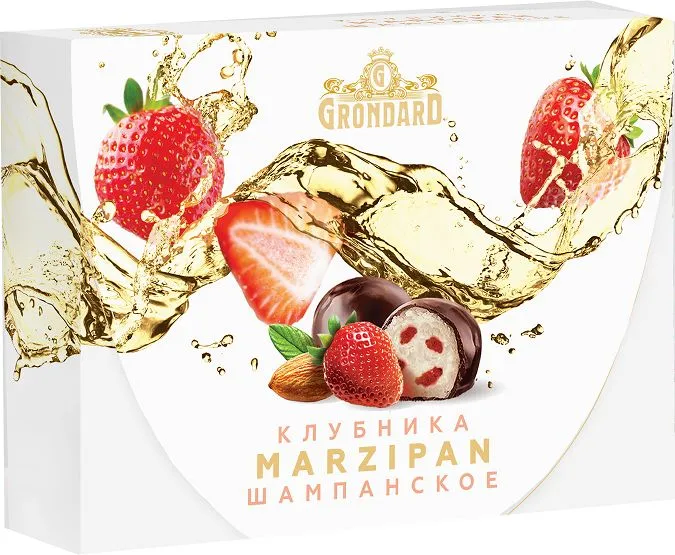  TM Grondard       (10185) Конфеты глазированные Марципановые Клубника и Шампанское, 98г в Урус-мартане